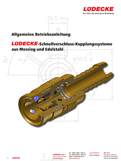 Betriebsanleitung Schnellverschlusskupplungen
