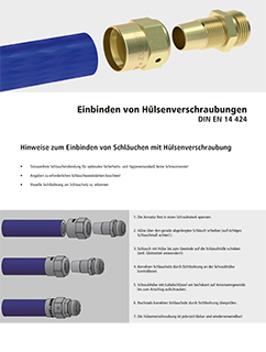 Montageanweisung Einbindung Von Huelsenverschraubungen