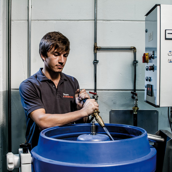 Bild Anwendung Wasserarmaturen Firma Lüdecke