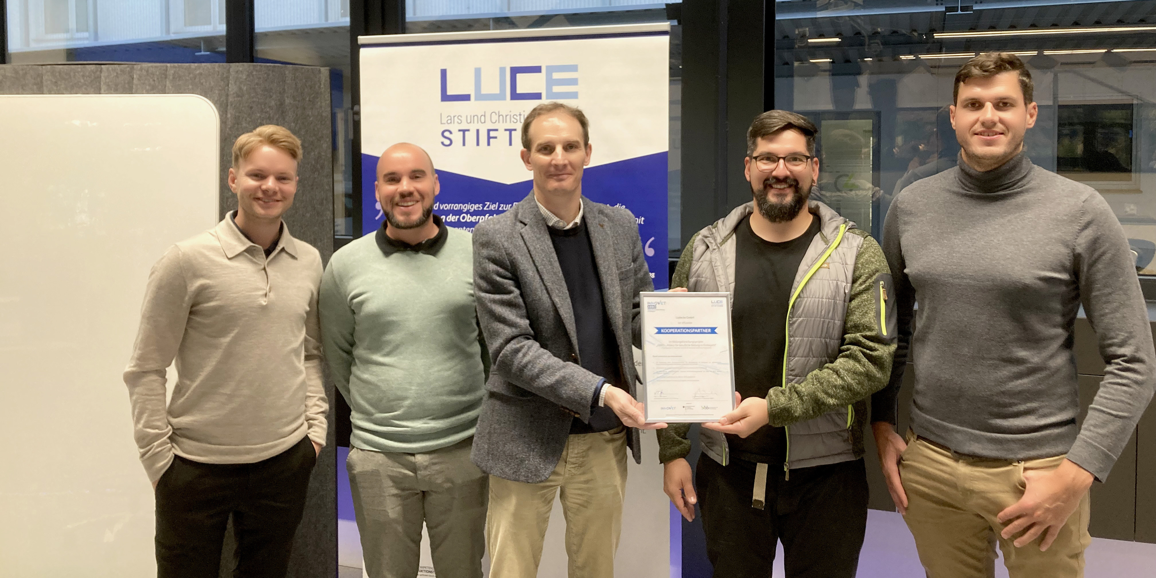 Bild Kooperationspartnerzertifikat Firma Lüdecke