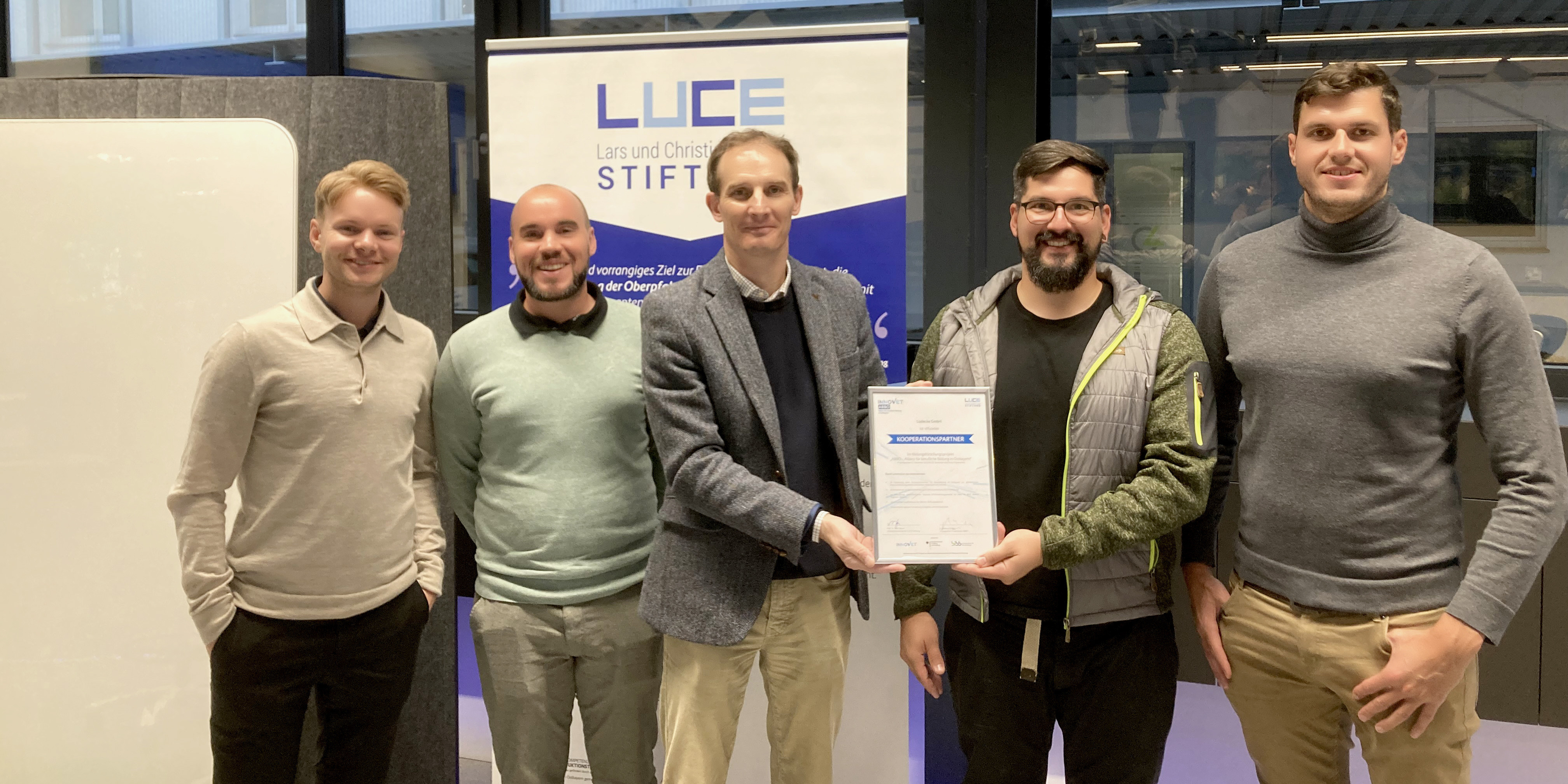 Bild Kooperationspartnerzertifikat Firma Lüdecke