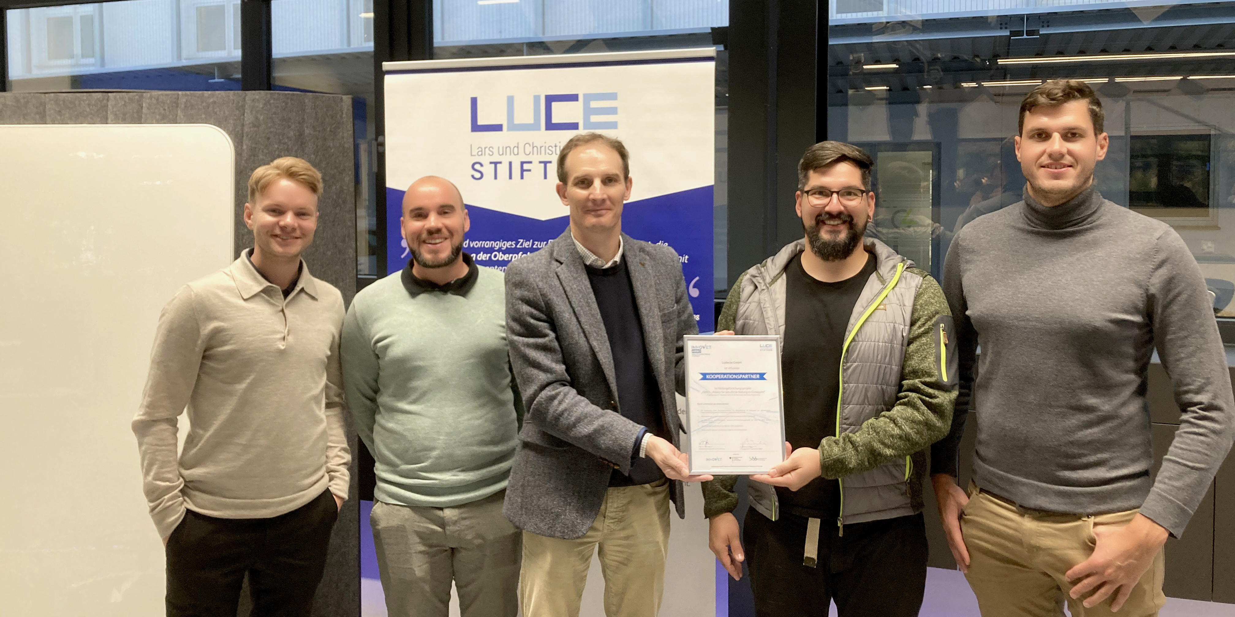 Bild Kooperationspartnerzertifikat Firma Lüdecke