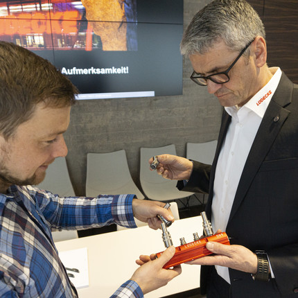 Bild Produktschulung Firma Lüdecke